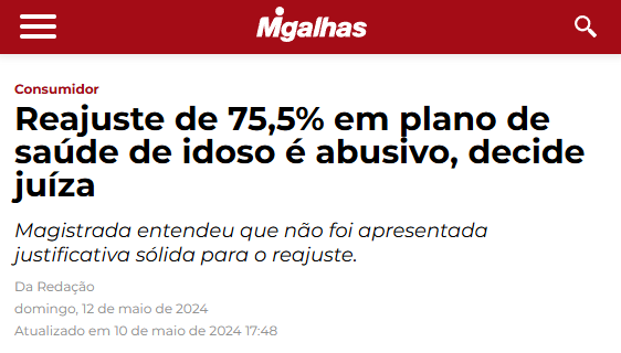 reajuste de plano de saude abusivo